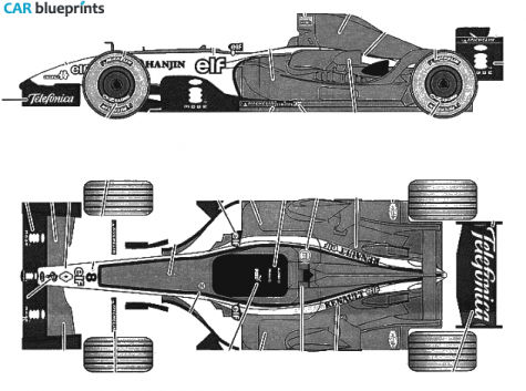 2004 Renault R24 OW blueprint