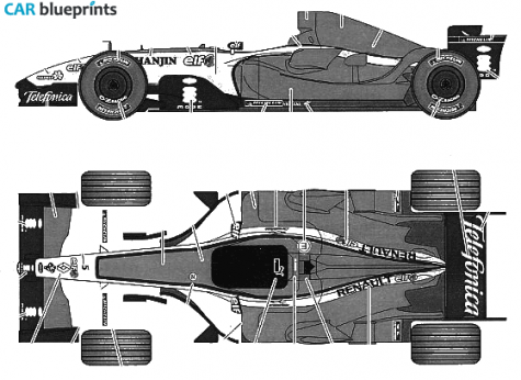 2005 Renault R25 OW blueprint