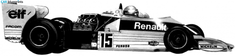 1977 Renault RS01 F1 OW blueprint