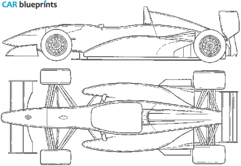 1988 Renault Sport OW blueprint