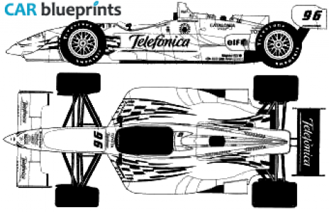 2000 Reynard Cart OW blueprint