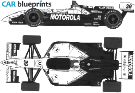 2001 Reynard Cart OW blueprint