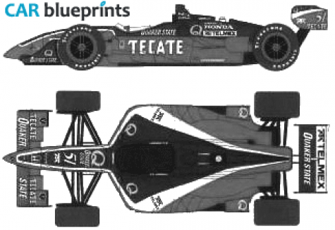 2001 Reynard Cart OW blueprint