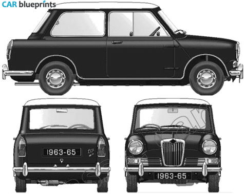 1963 Riley Elf Mk II Sedan blueprint