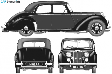 1955 Riley RME Sedan blueprint