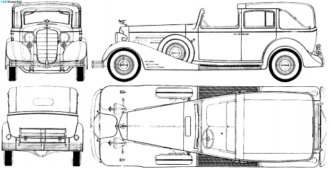 Rolls-Royce  Phaeton blueprint