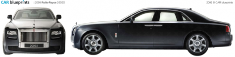 2009 Rolls-Royce 200EX Sedan blueprint