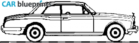 1971 Rolls-Royce Corniche Coupe blueprint