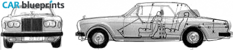 1977 Rolls-Royce Corniche Sedan blueprint