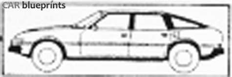 1976 Rover 3500 Hatchback blueprint