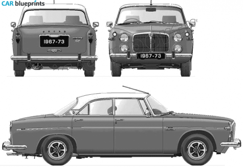 1967 Rover P5B Sedan blueprint