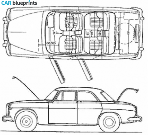 1967 Rover P5 3.5 V8 Sedan blueprint