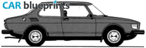 1980 Saab 99 Sedan blueprint