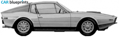 1971 Saab Sonett III Coupe blueprint