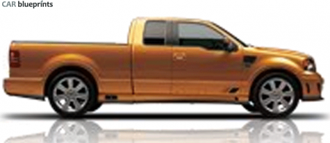 2009 Saleen S331 Supercab Pick-up blueprint