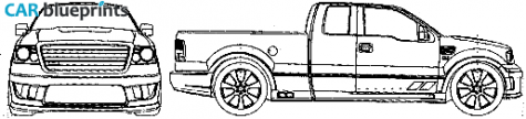 2007 Saleen S331 Supercharged Pick-up blueprint