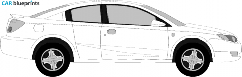 2003 Saturn Ion Quad Coupe blueprint
