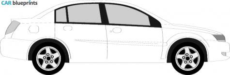 2003 Saturn Ion Quad Sedan blueprint