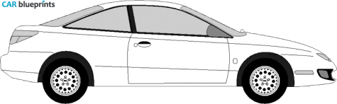 1991 Saturn SC Coupe blueprint