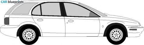 1991 Saturn SW Wagon blueprint