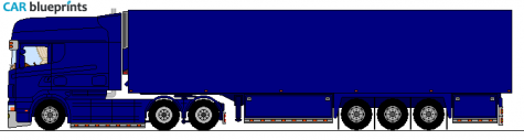 2014 Scania Scania EXC 580 Concept Truck blueprint