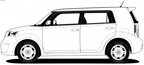 2004 Scion xB Hatchback blueprint