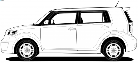 2004 Scion xB Wagon blueprint