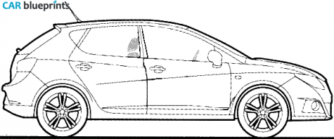 2008 Seat Ibiza S4 Hatchback blueprint