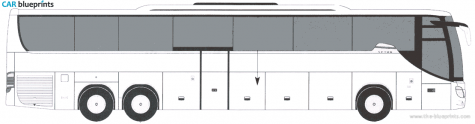 Setra S417GT-HD Bus blueprint