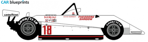 1980 Shadow DN12 F1 OW blueprint