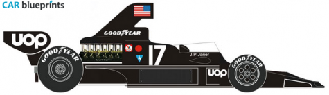 1975 Shadow DN7-1A Matra F1 OW blueprint