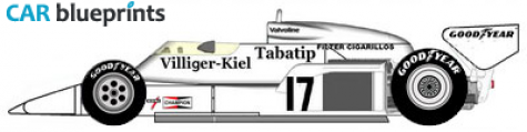 1977 Shadow DN8-3A Ford F1 OW blueprint