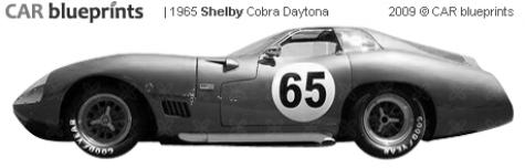 1965 Shelby Cobra Daytona Coupe blueprint