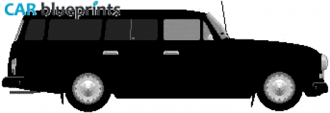 1961 Skoda 1202 Station Wagon blueprint