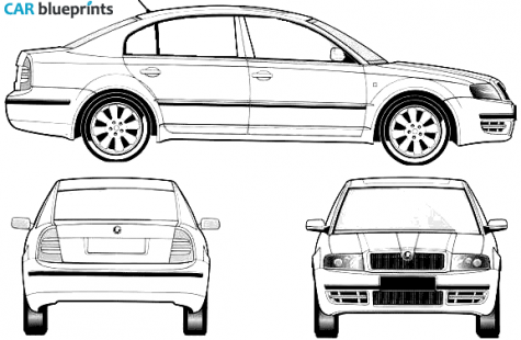 Skoda ? Sedan blueprint