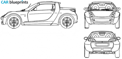 2005 Smart  Roadster blueprint