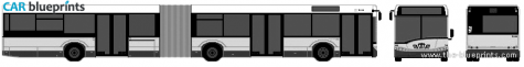 2005 Solaris Urbinetto-18 III Bus blueprint