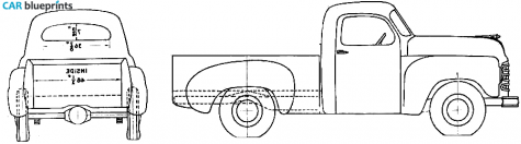 1950 Studebaker R Pick-up blueprint