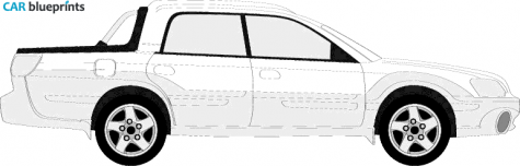 2003 Subaru Baja Pick-up blueprint