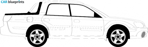 2004 Subaru Baja Pick-up blueprint