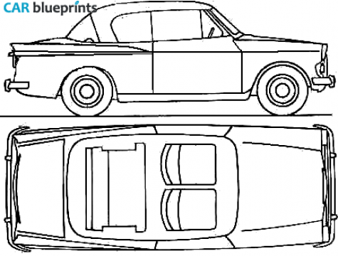 1963 Sunbeam Rapier Sedan blueprint