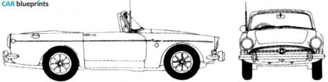 1965 Sunbeam Tiger Cabriolet blueprint