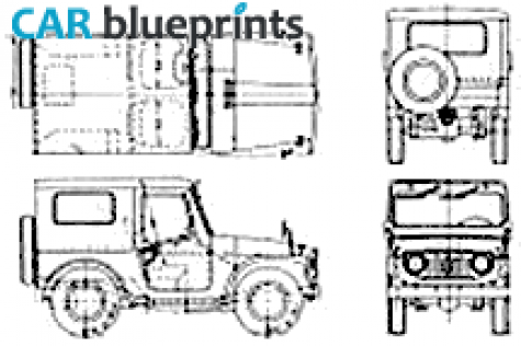 1976 Suzuki Lj 50 SUV blueprint