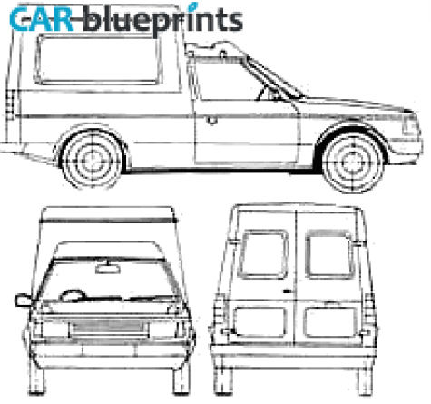 1988 Talbot Horizon Pick-up blueprint