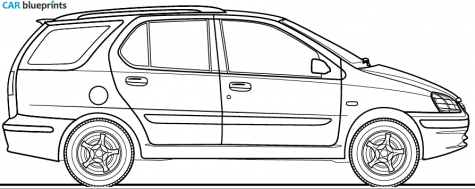 2004 Tata Indigo Marina Wagon blueprint