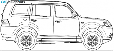 2008 Tata Sumo Grande SUV blueprint