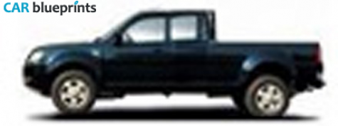 2007 Tata Xenon Double Cab Pick-up blueprint