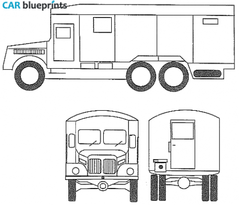 Tatra 111-8000 Van blueprint