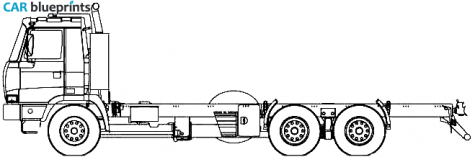 2007 Tatra T815 2X0R21 Truck blueprint