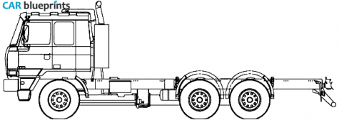 2007 Tatra T815 2X0R35 Truck blueprint